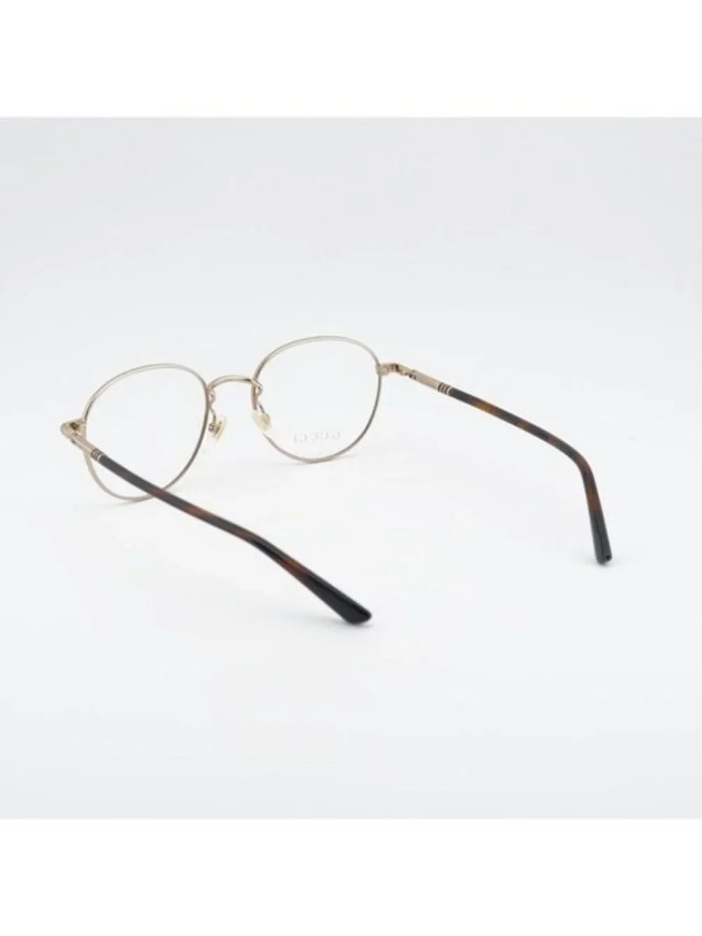 Gucci GG0392O 004 Eyeglasses Green / Gold 51mm Round Frame
